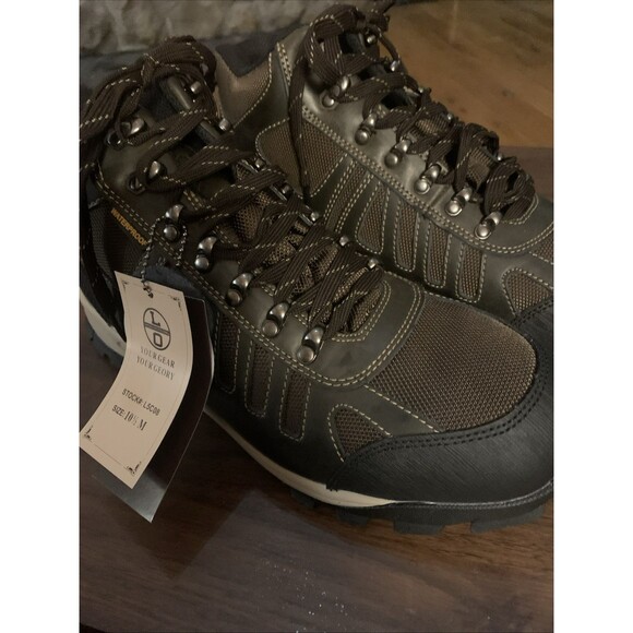 Lincoln Outfitters Mens Leather Boots Size 10.5 Waterproof - Picture 1 of 7